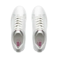 Padova Silver Leather Platform Trainers<Carl Scarpa Best Sale