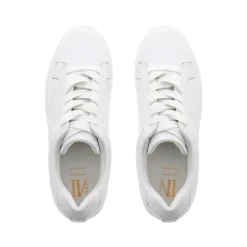 Padova White Leather Platform Trainers<Carl Scarpa Flash Sale