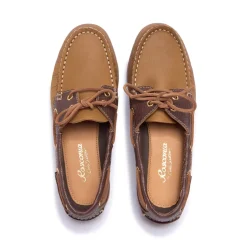 Palazzo Tan Leather Loafers<Carl Scarpa Sale