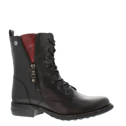 Paulette Black Lace-Up Ankle Boots<Carl Scarpa Best