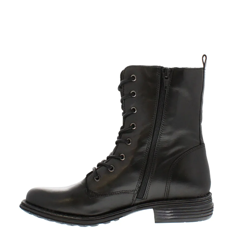 Paulette Black Lace-Up Ankle Boots<Carl Scarpa Best