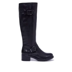 Percile Black Leather Boots<Carl Scarpa Best