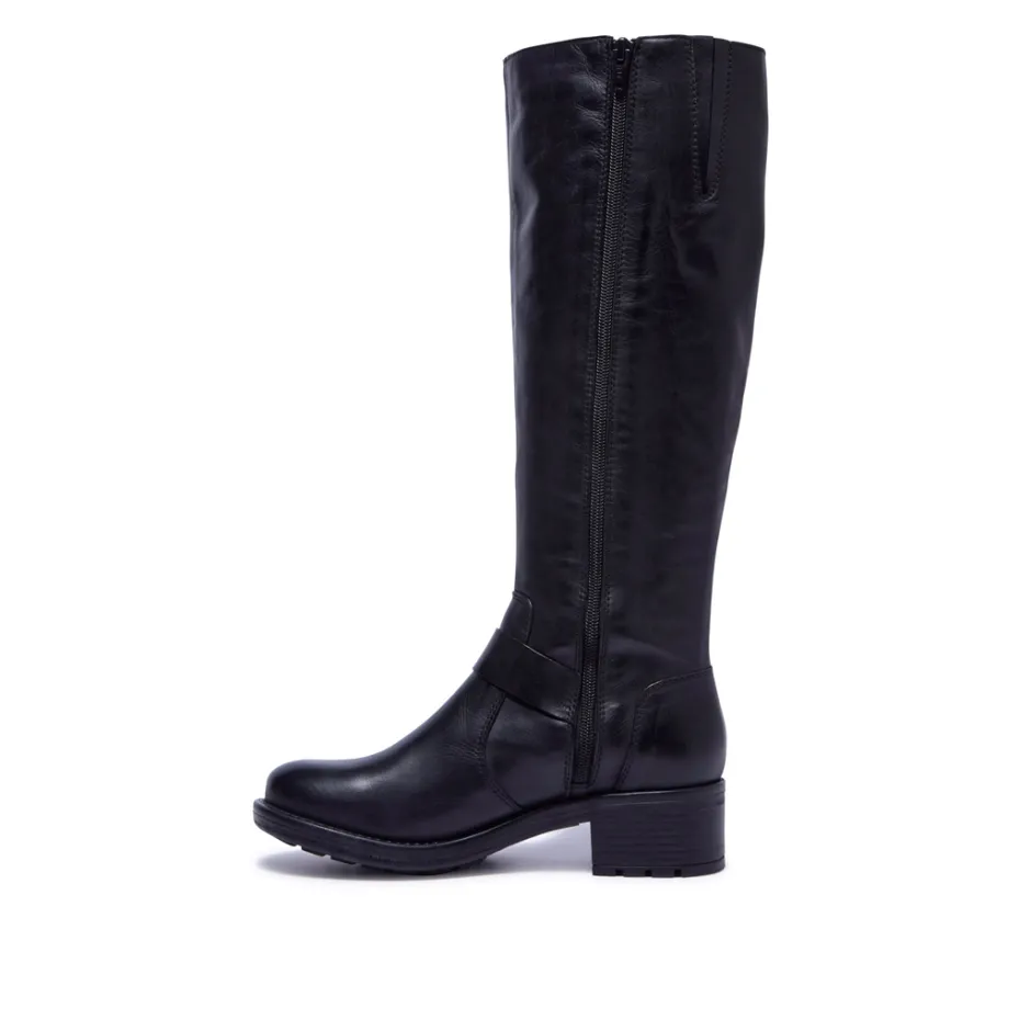 Percile Black Leather Boots<Carl Scarpa Best