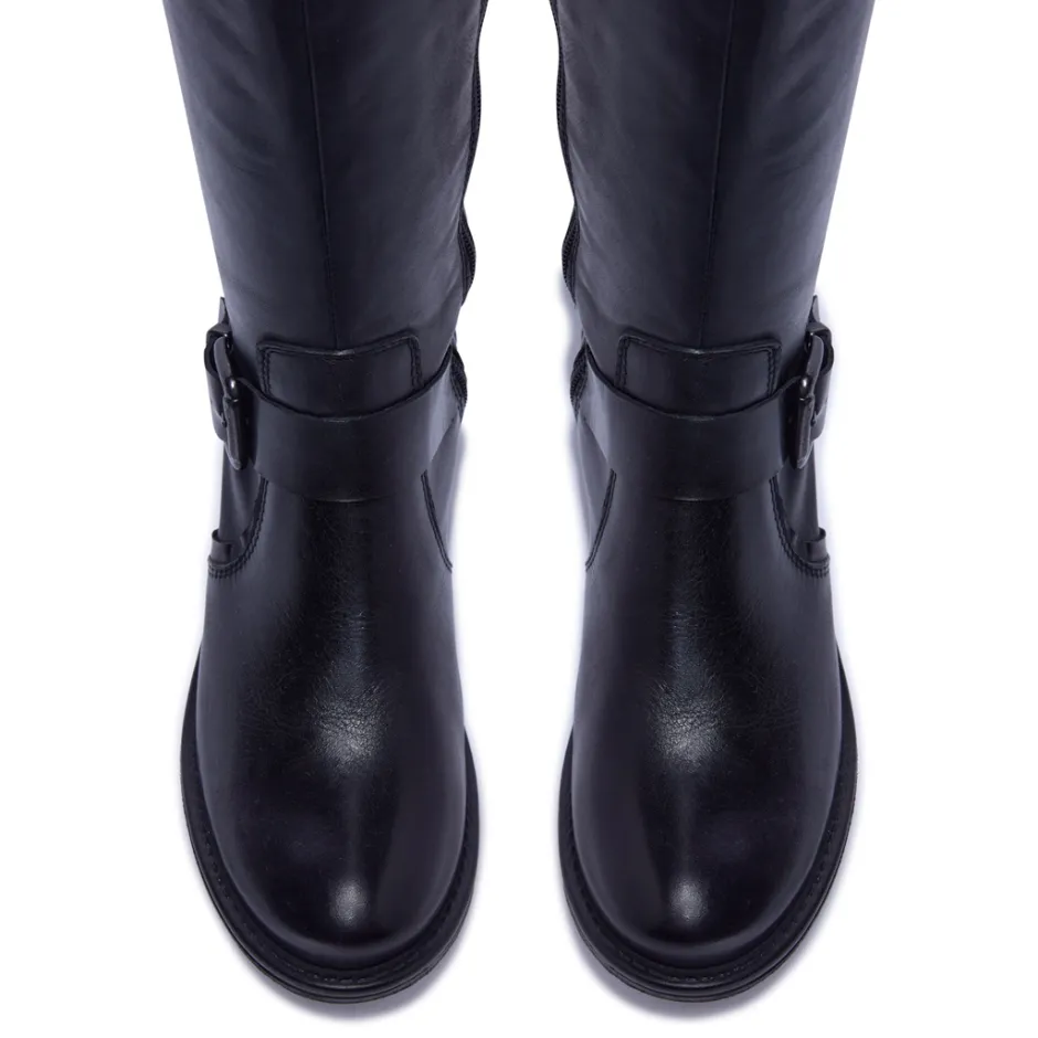 Percile Black Leather Boots<Carl Scarpa Best