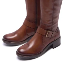 Percile Tan Leather Boots<Carl Scarpa Best Sale
