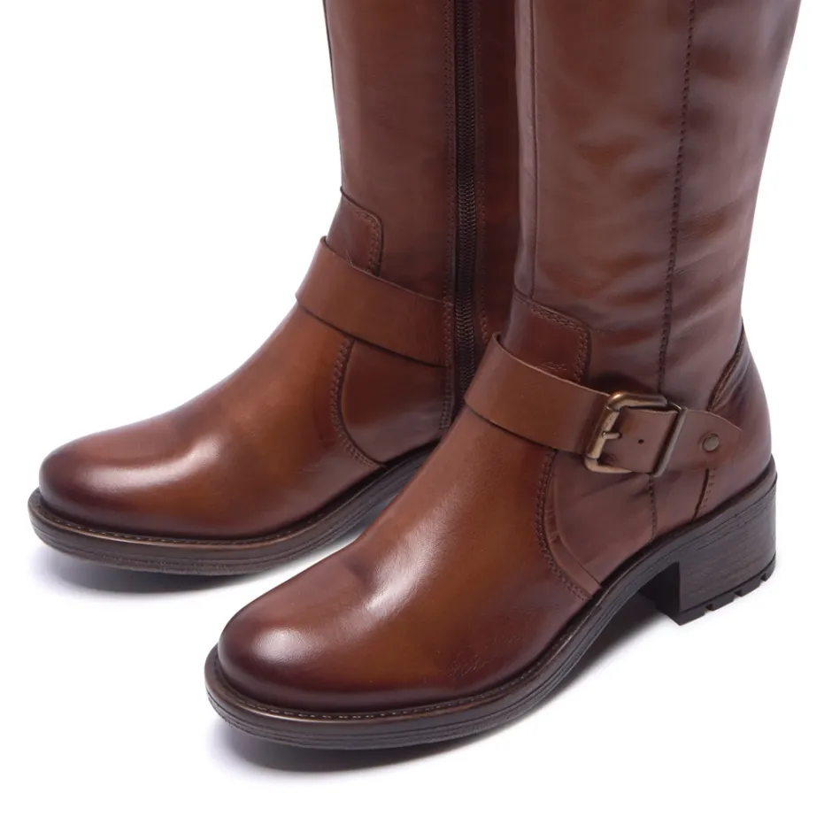 Percile Tan Leather Boots<Carl Scarpa Best Sale