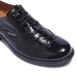 Perla Black Patent Leather Loafers<Carl Scarpa Shop