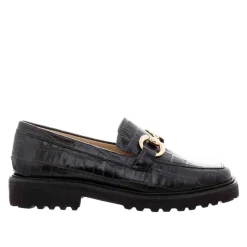 Petal Croc Leather Snaffle Loafers<Carl Scarpa Best Sale