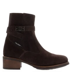 Pollenzo Brown Suede Ankle Boots<Carl Scarpa Shop