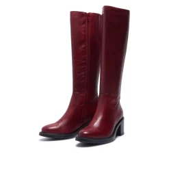 Recetto Red Leather Boots<Carl Scarpa Fashion