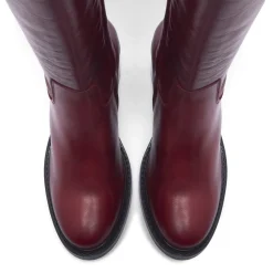 Recetto Red Leather Boots<Carl Scarpa Fashion