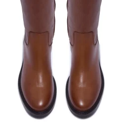 Recetto Tan Leather Boots<Carl Scarpa Cheap