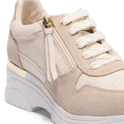 Robyn Cream Leather Chunky Trainers<Carl Scarpa Online