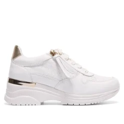 Robyn White Leather Chunky Trainers<Carl Scarpa Shop