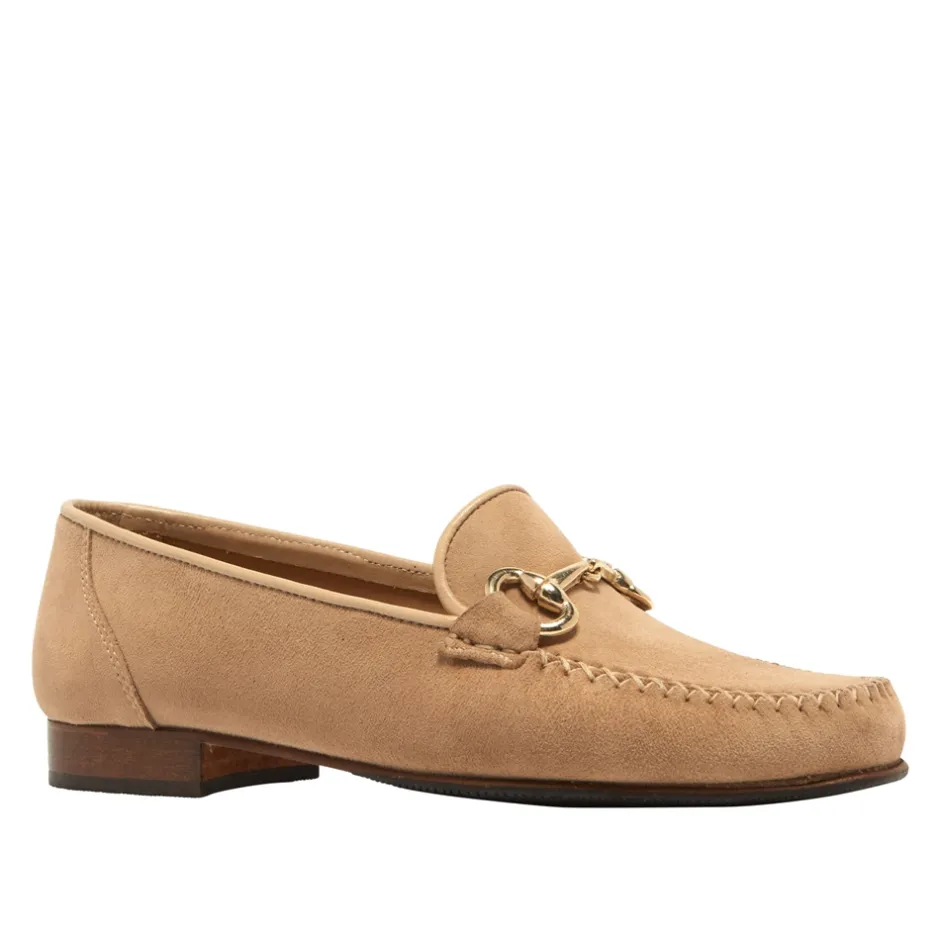 Rochette Taupe Suede Snaffle Loafers<Carl Scarpa Clearance