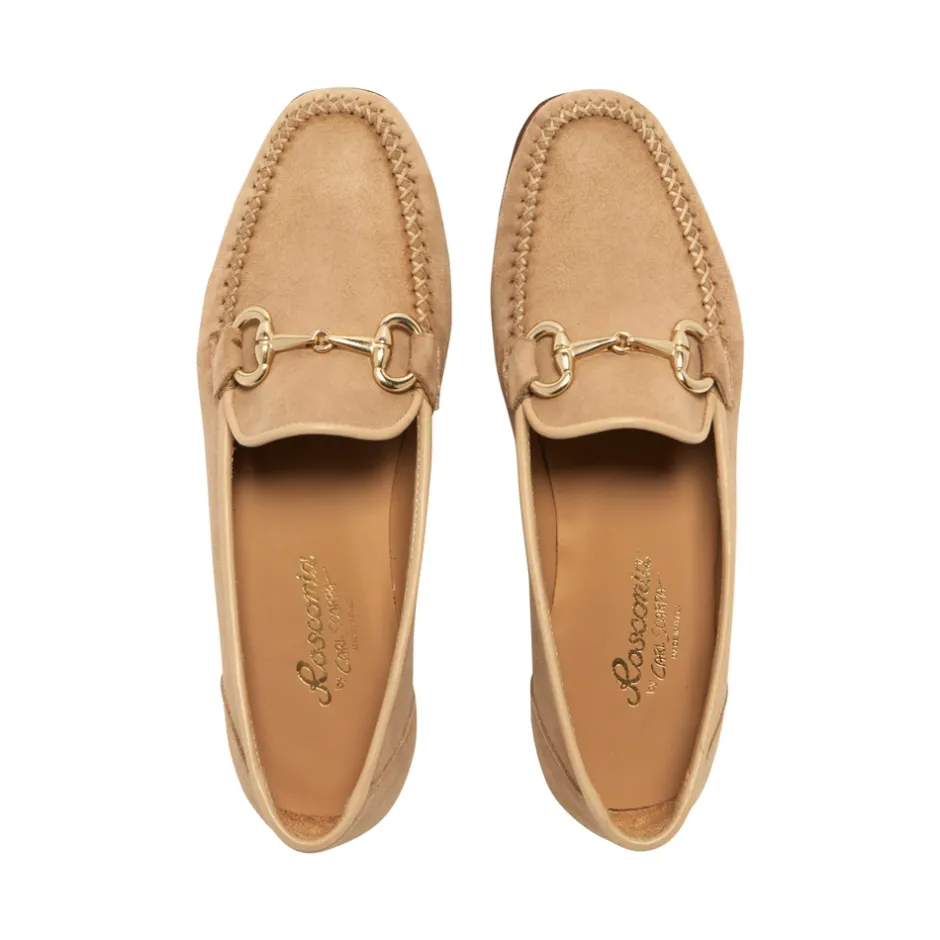Rochette Taupe Suede Snaffle Loafers<Carl Scarpa Clearance