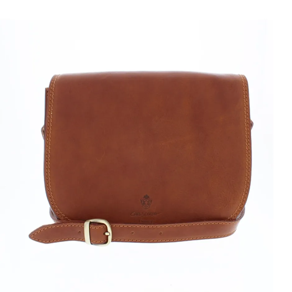 Rosalinda Tan Leather Cross-Body Bag<Carl Scarpa Fashion