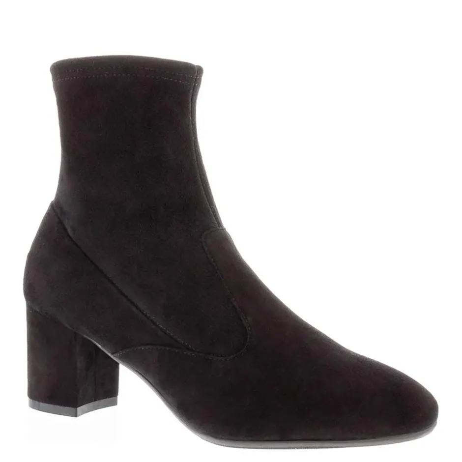 Rose Black Suede Ankle Boots<Carl Scarpa New