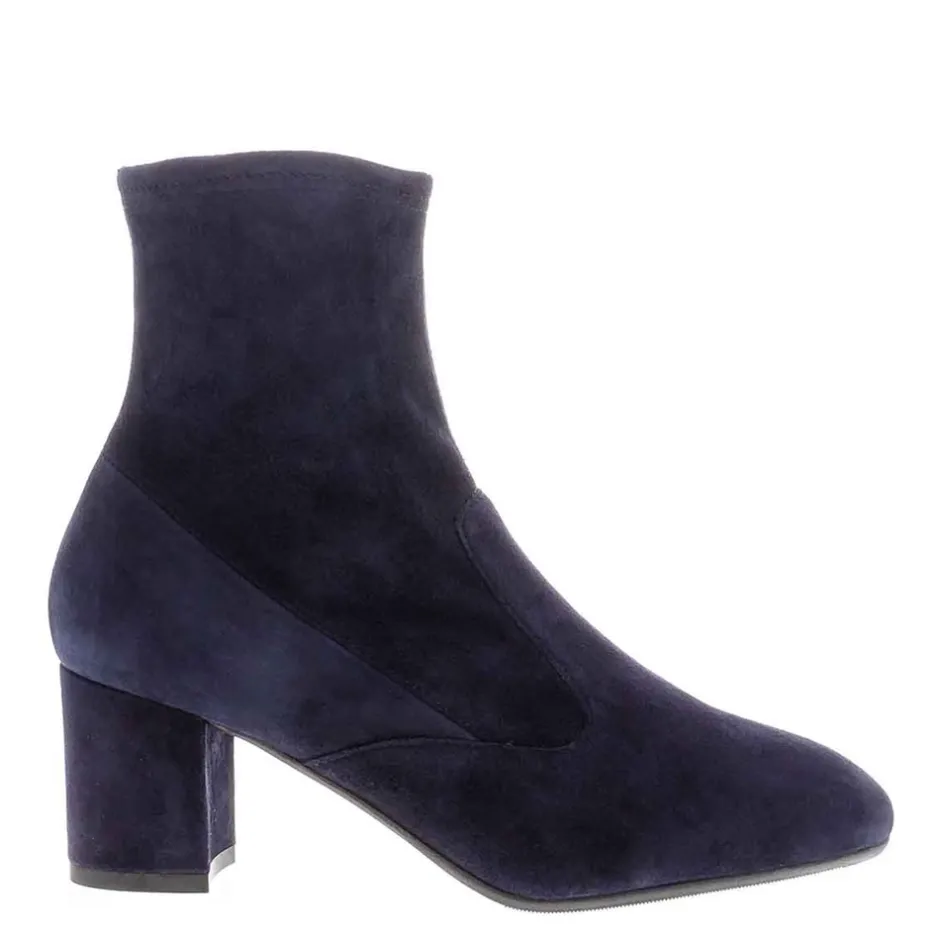 Rose Navy Suede Ankle Boots<Carl Scarpa Online