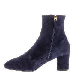 Rose Navy Suede Ankle Boots<Carl Scarpa Online