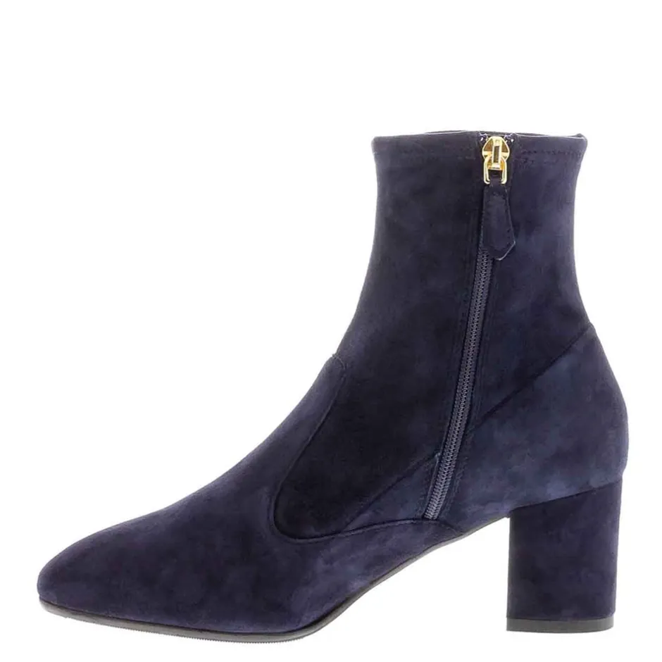 Rose Navy Suede Ankle Boots<Carl Scarpa Online