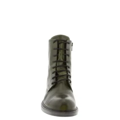 Rosemarie Green Leather Lace Up Ankle Boots<Carl Scarpa Flash Sale