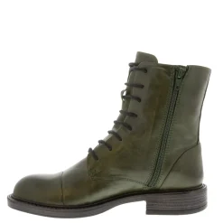 Rosemarie Green Leather Lace Up Ankle Boots<Carl Scarpa Flash Sale