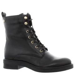 Roux Black Leather Lace Up Ankle Boots<Carl Scarpa Discount
