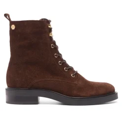 Roux Brown Suede Lace Up Ankle Boots<Carl Scarpa Hot