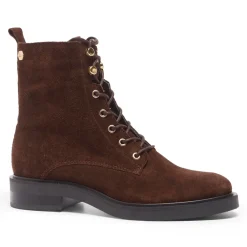 Roux Brown Suede Lace Up Ankle Boots<Carl Scarpa Hot