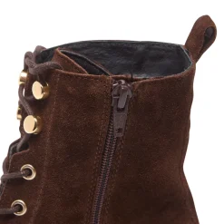 Roux Brown Suede Lace Up Ankle Boots<Carl Scarpa Hot