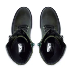 Sabbati Green Leather Ankle Boots<Carl Scarpa Store