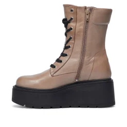 Sabbati Taupe Leather Ankle Boots<Carl Scarpa Sale