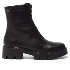 Sanica Black Leather Ankle Boots<Carl Scarpa Shop