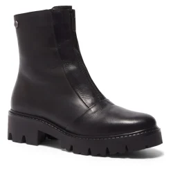 Sanica Black Leather Ankle Boots<Carl Scarpa Shop