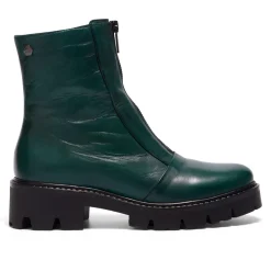 Sanica Teal Leather Zip-Up Ankle Boots<Carl Scarpa Flash Sale