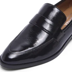 Sarina Black Patent Leather Loafers<Carl Scarpa Outlet