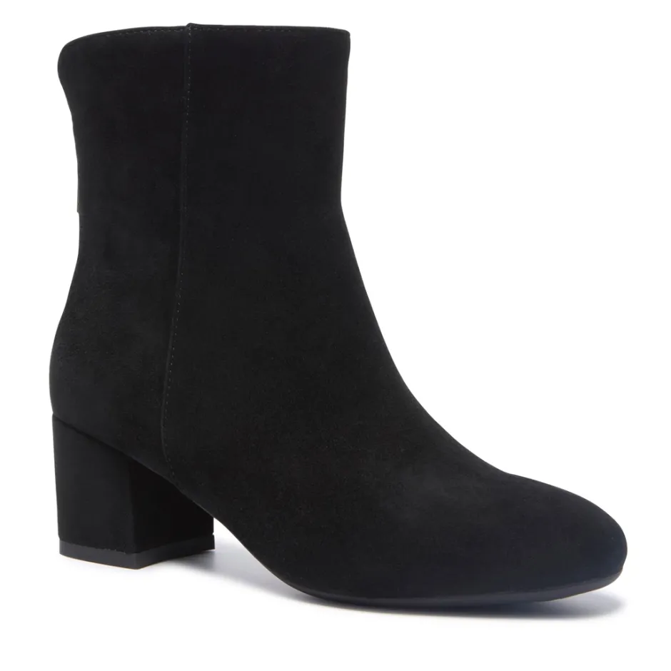 Sartina Black Suede Ankle Boots<Carl Scarpa Cheap