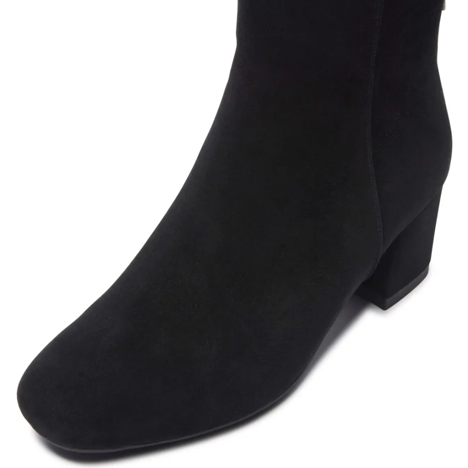 Sartina Black Suede Ankle Boots<Carl Scarpa Cheap
