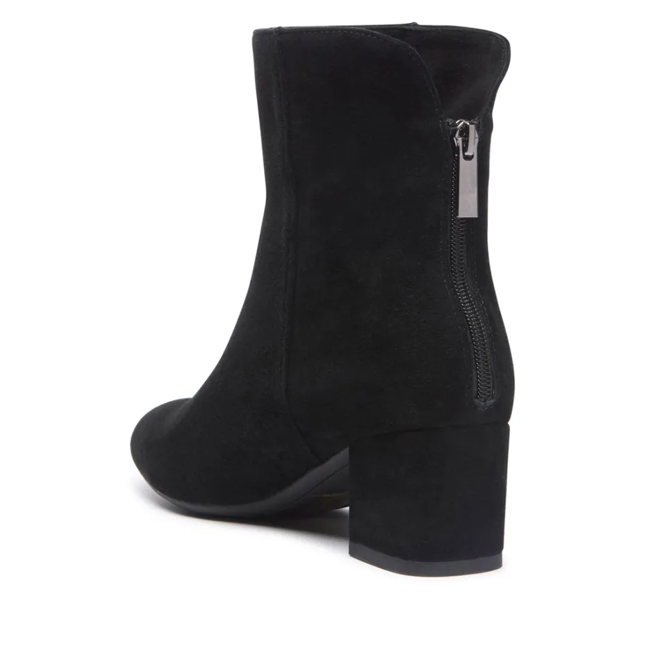 Sartina Black Suede Ankle Boots<Carl Scarpa Cheap