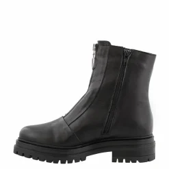 Savita Black Leather Zip-Up Ankle Boots<Carl Scarpa Hot