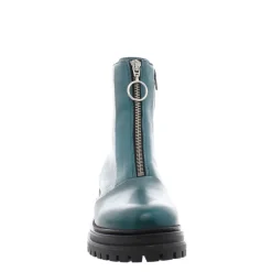 Savita Teal Leather Zip-Up Ankle Boots<Carl Scarpa Sale