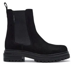 Selessia Black Suede Ankle Boots<Carl Scarpa Best Sale