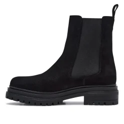 Selessia Black Suede Ankle Boots<Carl Scarpa Best Sale