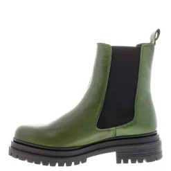 Selessia Green Leather Chelsea Boots<Carl Scarpa Discount