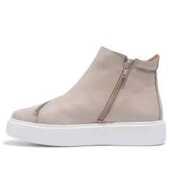 Serpa Beige Leather Trainers<Carl Scarpa New