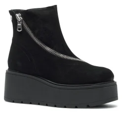 Serpentina Black Suede Ankle Boots<Carl Scarpa Online