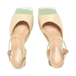 Setallo Off White Block Heel Courts<Carl Scarpa Best