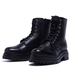 Seville Black Leather Ankle Boots<Carl Scarpa Outlet