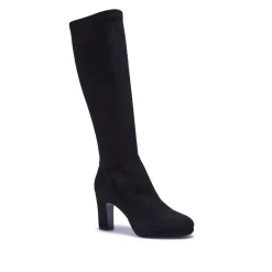 Soleste Black Stretch Long Leg Boot<Carl Scarpa Best Sale